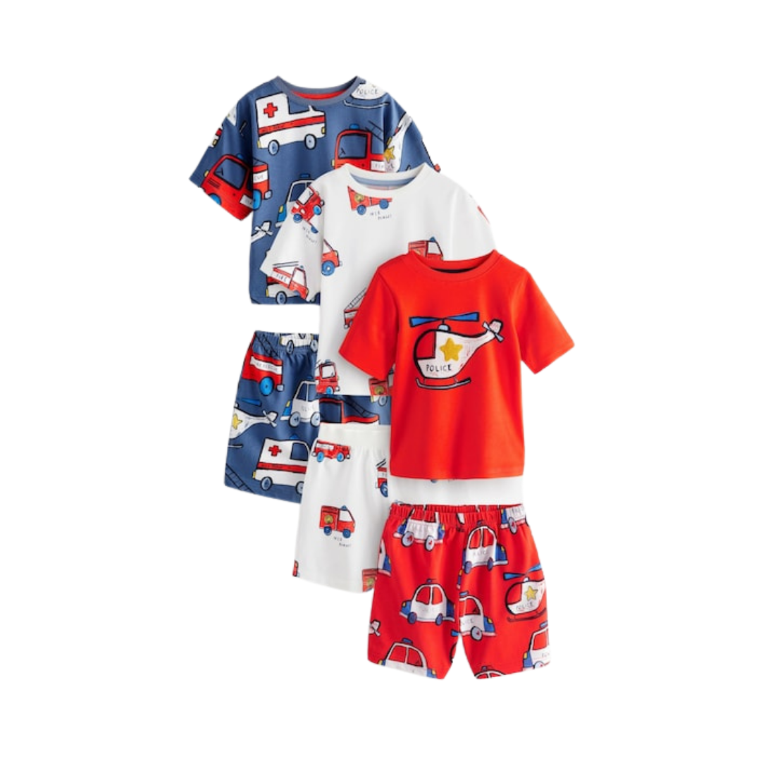 Boys Pajama Set-Pack Of 3